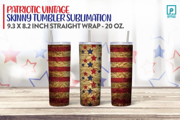 Download Patriotic Vintage Tumbler Sublimation 6 - Premium Resources