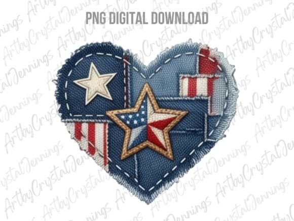 Download American Patriotic Americana Heart PNG - Patriotic americana Collection