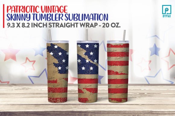 Download Patriotic Vintage Tumbler Sublimation 4 - Premium Bundle
