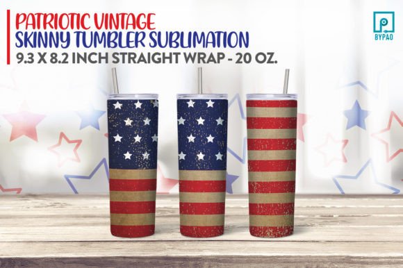 Download Patriotic Vintage Tumbler Sublimation 3 - Premium Bundle