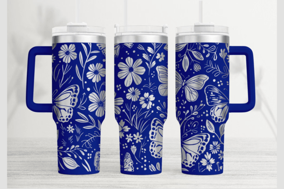 Download Butterfly 40oz Laser Tumbler Wrap SVG - Laser tumbler wrap Collection